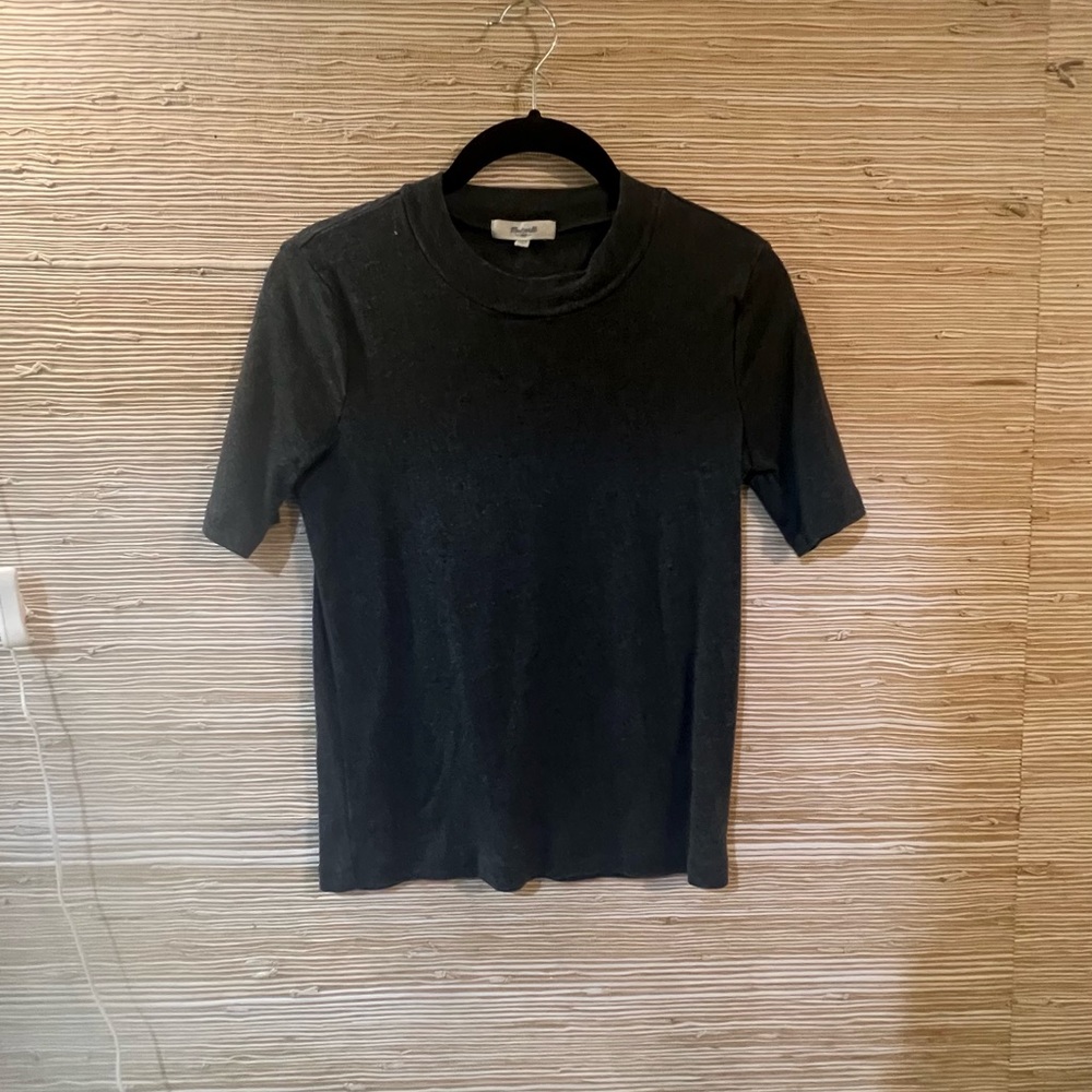 Madewell grey crew neck T-shirt top tee short sleeve